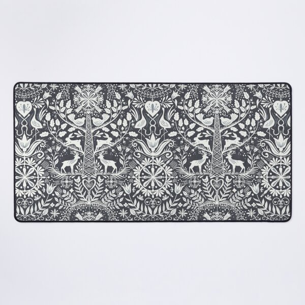 Item preview, Lithiuanian Ethnic Traditional Nordic Folk Tree Heritage Navy Blue designed and sold by RenattaZare.