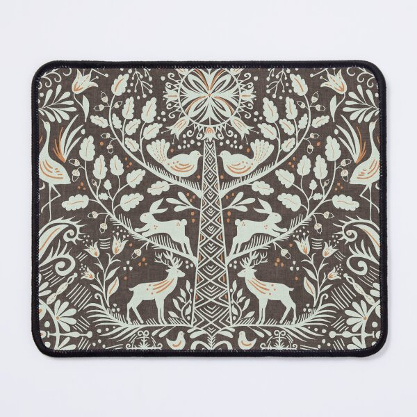 Item preview, Lithiuanian Ethnic Traditional Nordic Folk Tree Heritage Espresso Brown designed and sold by RenattaZare.