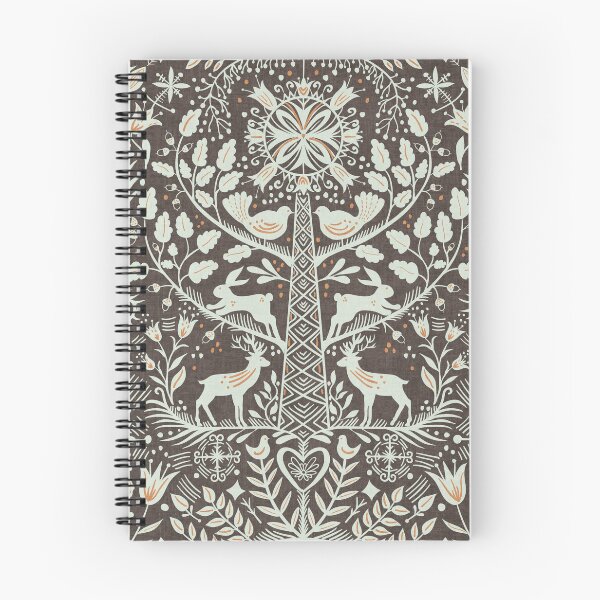 Item preview, Lithiuanian Ethnic Traditional Nordic Folk Tree Heritage Espresso Brown designed and sold by RenattaZare.
