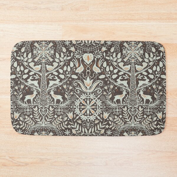 Item preview, Lithiuanian Ethnic Traditional Nordic Folk Tree Heritage Espresso Brown designed and sold by RenattaZare.