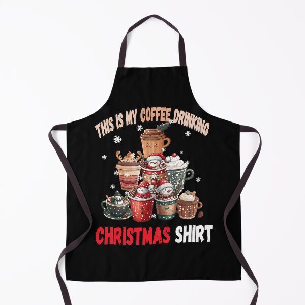 Item preview, Coffee First Christmas Lover's Holiday Fun designed and sold by QUEENOEST.