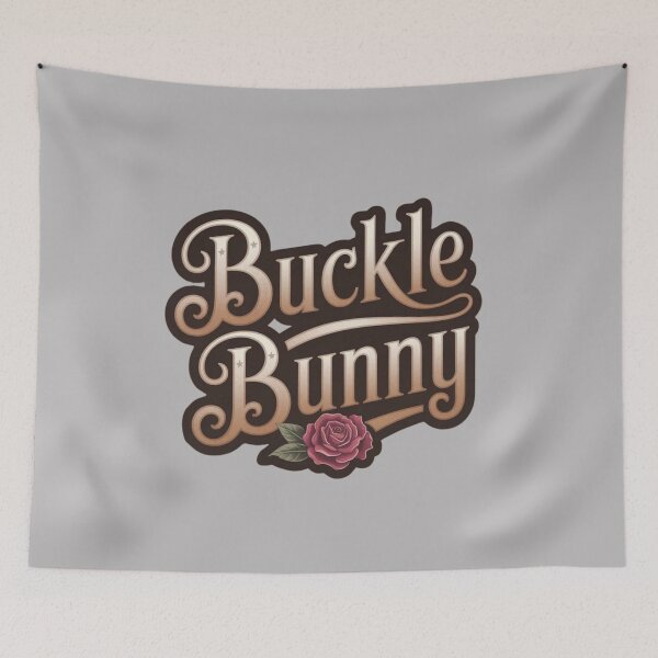 Item preview, Proud Buckle Bunny | Vintage Western Cowgirl Retro Rodeo Country Girl  Description designed and sold by Redjakkal.