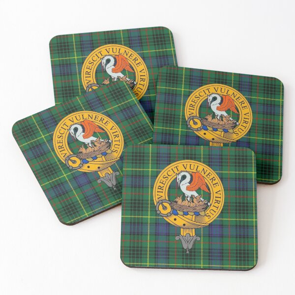 Item preview, Stewart Crest and Modern Hunting Tartan designed and sold by Kirrindy Designs.