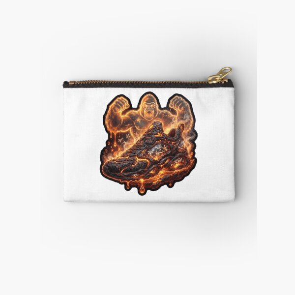 Item preview, Lava Gorilla Dragonflies Fantasy Sneaker Sticker designed and sold by Imaginarium of Chaos falcon88 .