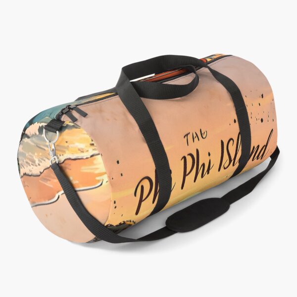 Item preview, Phi Phi Island Thailand Vintage Sunset Travel Art designed and sold by Spirit of Siam.