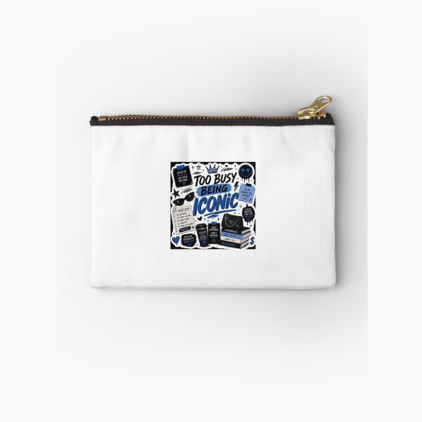 Item preview, Too Busy Being Iconic | Main Character Energy Gen Z Sticker designed and sold by Ananyamalik12.