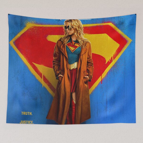 Item preview, Poster Supergirl Painting designed and sold by Tania-andreas.