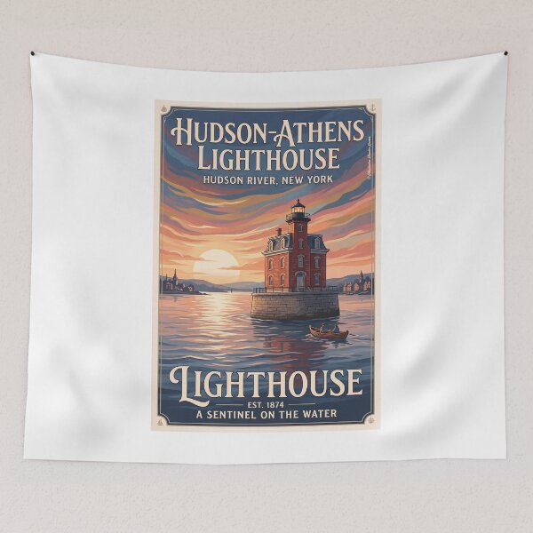Item preview, Hudsons-Athens Lighthouse, USA designed and sold by Theodor Decker.