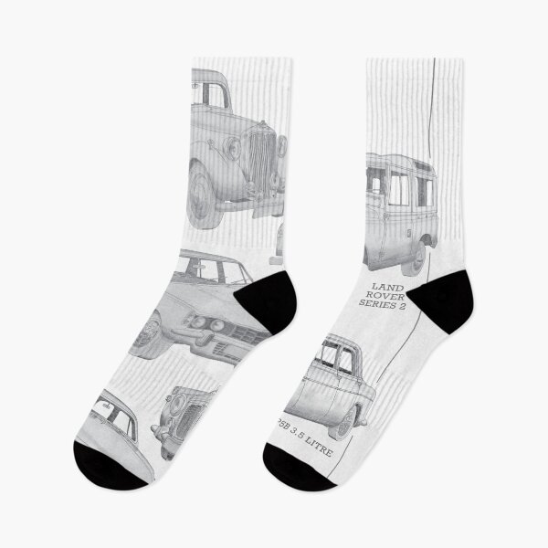 Item preview, Rover Cars - Five of the best hand-drawn designed and sold by Classic Car Art Drawings.