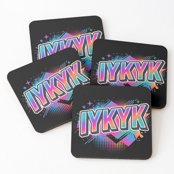 Item preview, IYKYK - If You Know You Know - Bold Retro 3D Text Graphic Design designed and sold by LevelUpLad.