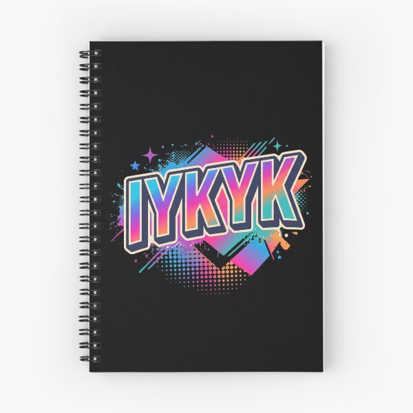 Item preview, IYKYK - If You Know You Know - Bold Retro 3D Text Graphic Design designed and sold by LevelUpLad.