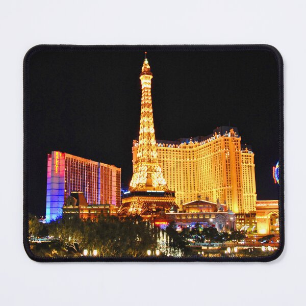 Item preview, Eiffel Tower Paris And Ballys Hotel Las Vegas designed and sold by AndyEvansPhotos.