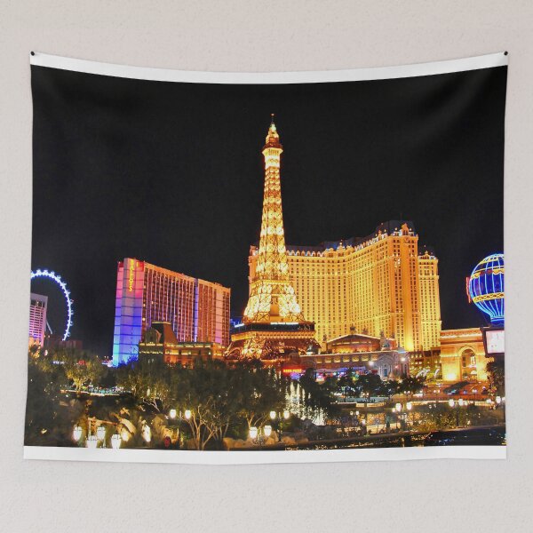Item preview, Eiffel Tower Paris And Ballys Hotel Las Vegas designed and sold by AndyEvansPhotos.