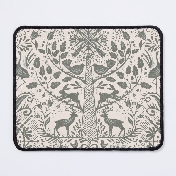 Item preview, Lithiuanian Ethnic Traditional Nordic Folk Tree Heritage Sage Gray designed and sold by RenattaZare.