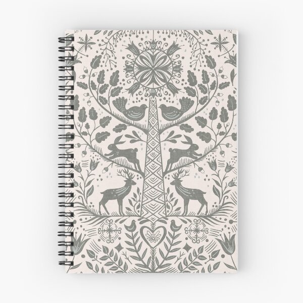 Item preview, Lithiuanian Ethnic Traditional Nordic Folk Tree Heritage Sage Gray designed and sold by RenattaZare.