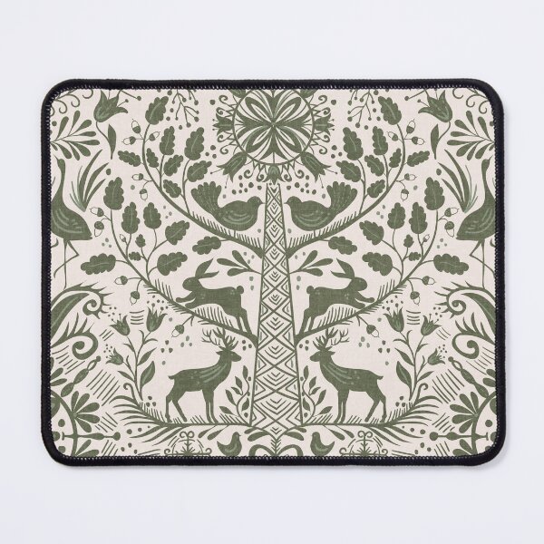 Item preview, Lithiuanian Ethnic Traditional Nordic Folk Tree Heritage Olive Moss designed and sold by RenattaZare.