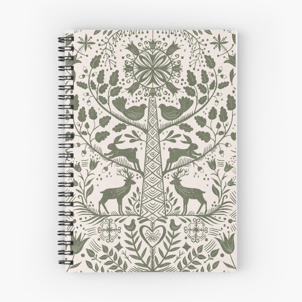 Item preview, Lithiuanian Ethnic Traditional Nordic Folk Tree Heritage Olive Moss designed and sold by RenattaZare.