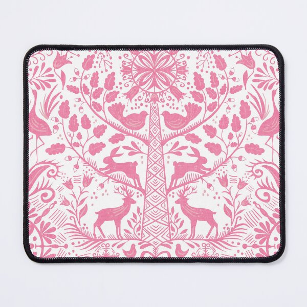 Item preview, Lithiuanian Ethnic Traditional Nordic Folk Tree Heritage Blush Pink designed and sold by RenattaZare.