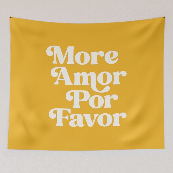 Item preview, More amor por favor (Yellow Tone) designed and sold by Paigaam.