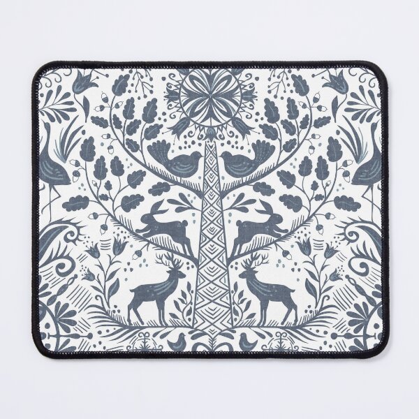 Item preview, Lithiuanian Ethnic Traditional Nordic Folk Tree Heritage Navy Blue designed and sold by RenattaZare.
