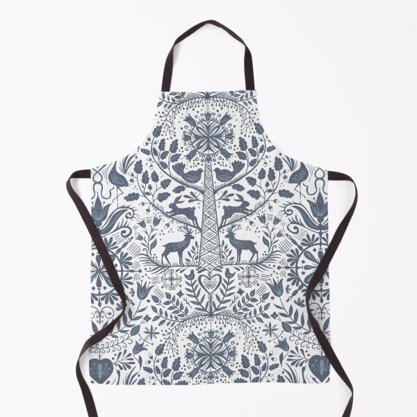 Item preview, Lithiuanian Ethnic Traditional Nordic Folk Tree Heritage Navy Blue designed and sold by RenattaZare.