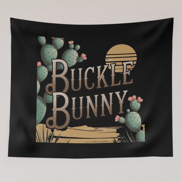 Item preview, Proud Buckle Bunny | Vintage Western Cowgirl Retro Rodeo Country Girl  Description designed and sold by Redjakkal.