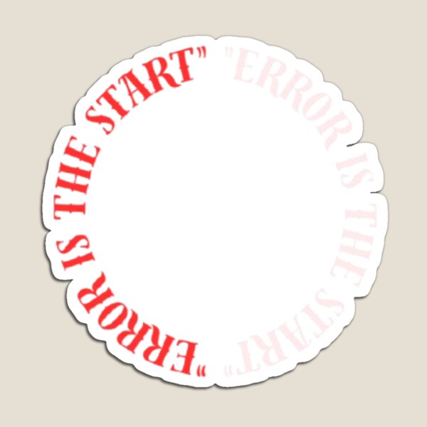 Item preview, "Modern Error Is The Start Typography Design" designed and sold by tasarım kutusu co.