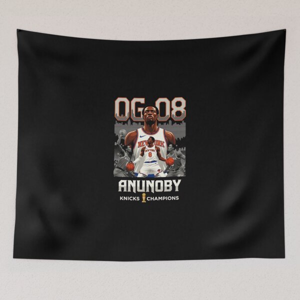 Item preview, OG Anunoby 8 New York Champions Vintage Graphic designed and sold by EdgarHauno.