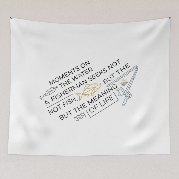 Item preview,  Fishing Philosophy Quote designed and sold by NoFishToday.