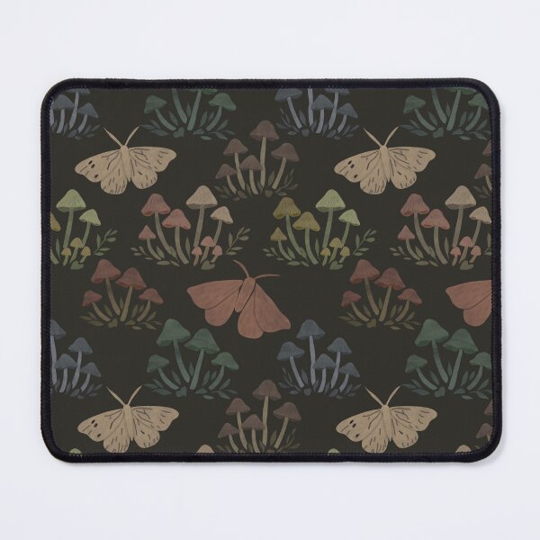 Item preview, Dark Cottagecore Moth & Mushroom designed and sold by wildridgestudio.