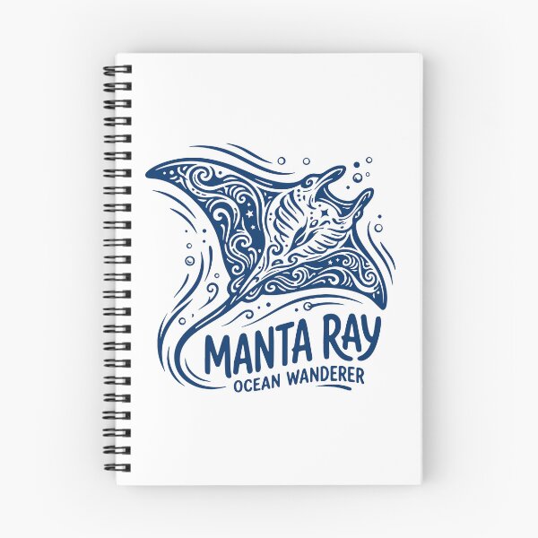 Item preview, Manta Ray – Ocean Wanderer | Elegant Marine Life Design for Divers & Ocean Lovers designed and sold by MitxelDesigns.
