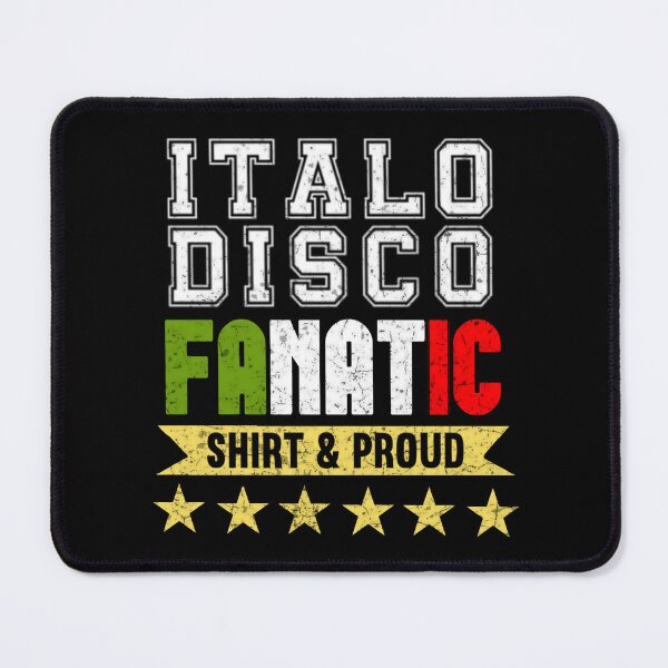Item preview, Italo Disco Fanatic  Shirt and Proud Disstressed designed and sold by Graphroad.