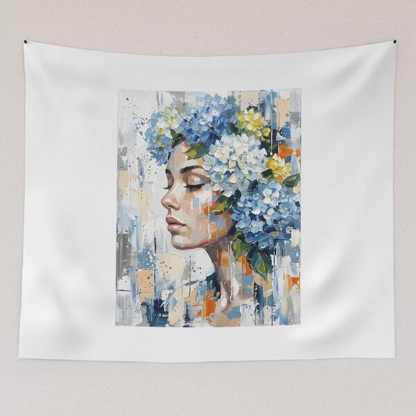 Item preview, woman vintage abstract art designed and sold by stikrusak.