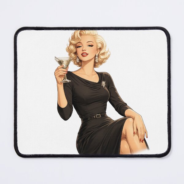 Item preview, Marilyn Monroe Sipping a Cocktail Pop Art designed and sold by Nurzhik.
