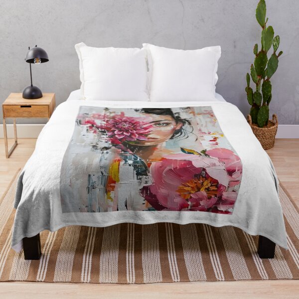 Item preview,  pink flower art designed and sold by stikrusak.