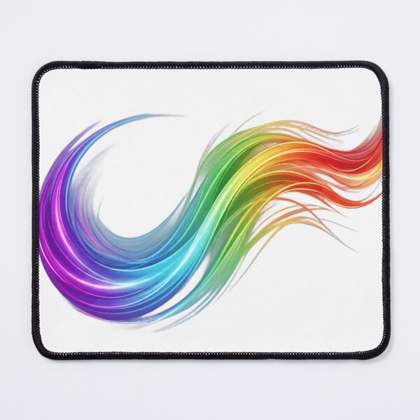 Item preview, Vibrant Flowing Light Waves Graphic designed and sold by AanviPatel.