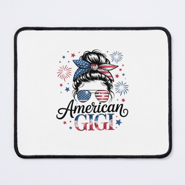 Item preview, Gigi 4th of July American Flag Patriotic Messy Bun designed and sold by SapfireStuArt.