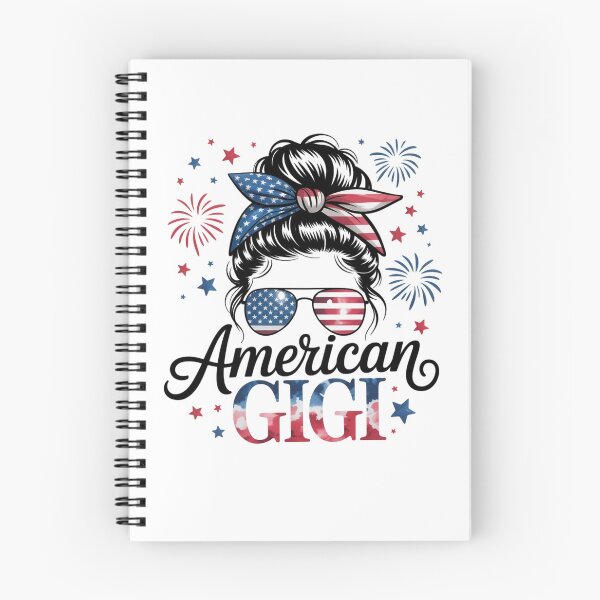 Item preview, Gigi 4th of July American Flag Patriotic Messy Bun designed and sold by SapfireStuArt.