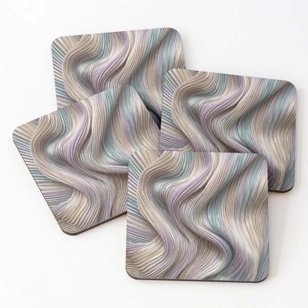 Item preview, Iridescent Silk Waves | Elegant Pastel Abstract Fabric Texture | Luxury Flowing Satin Art designed and sold by AP Digi Store.