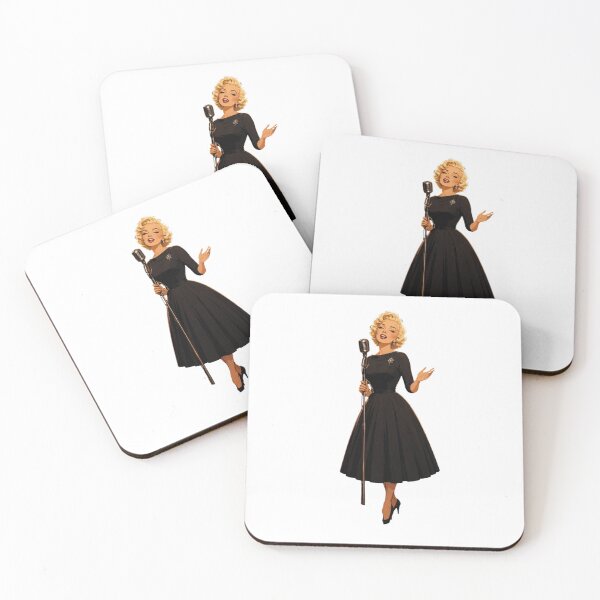 Item preview, Marilyn Monroe in Black Dress: Vintage Anime Aesthetic designed and sold by Nurzhik.