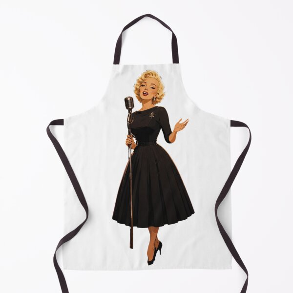 Item preview, Marilyn Monroe in Black Dress: Vintage Anime Aesthetic designed and sold by Nurzhik.