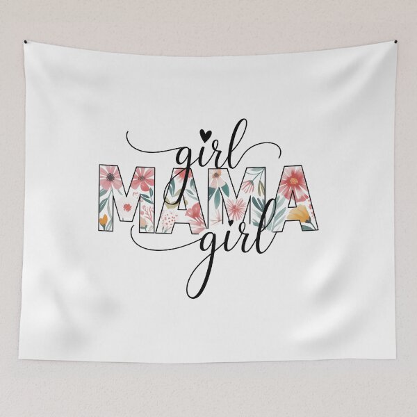 Item preview, Girl Mama Floral Girl Mom Blessed Mama Vibes designed and sold by SapfireStuArt.
