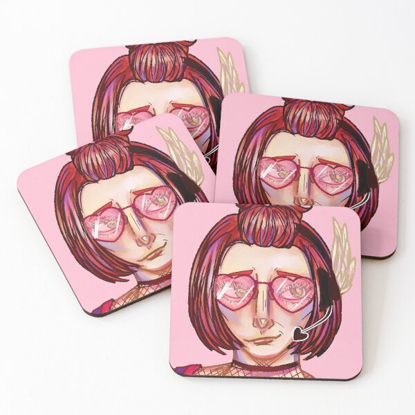 Item preview, E-Girl Gamer Streamer Heart Glasses designed and sold by UnalTrisTT.