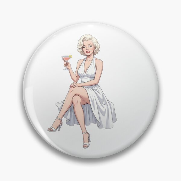 Item preview, Marilyn Monroe Retro Anime Portrait designed and sold by Nurzhik.