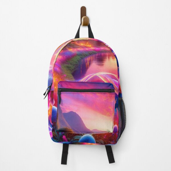 Item preview, Turner Inspired Neon Sunset River Valley Dreamscape designed and sold by FotoworldEdel.