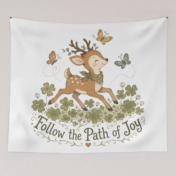 Item preview, Clover Steps - Cute Deer designed and sold by bapupa.