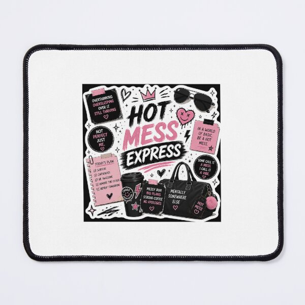 Item preview, Hot Mess Express | Chaos But Make It Iconic Sticker designed and sold by Ananyamalik12.