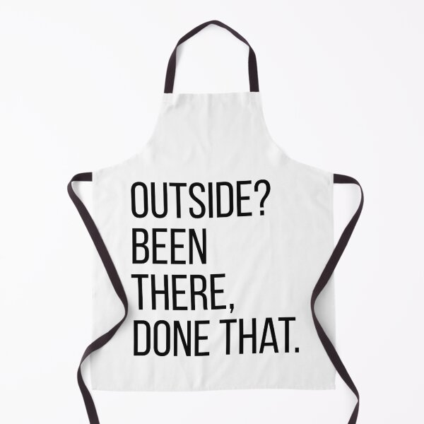 Item preview, Outside? Been There, Done That. | Funny Introvert Shirt | Minimalist Homebody Typography Tee designed and sold by OveloStudios.