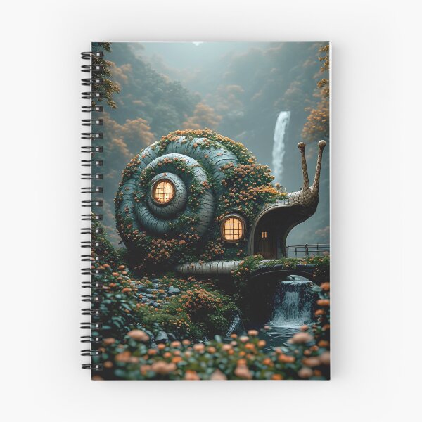 Item preview, The Whimsical Snail Sanctuary designed and sold by Vhelir-Art.