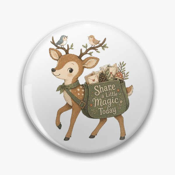 Item preview, Meadow Messenger - Cute Deer designed and sold by bapupa.